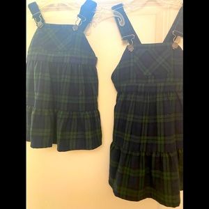 Zara black watch plaid jumper 3-4 yrs.